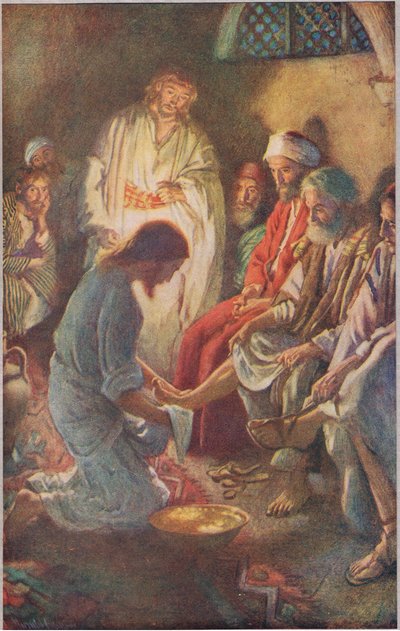 A lesson in humility by Harold Copping